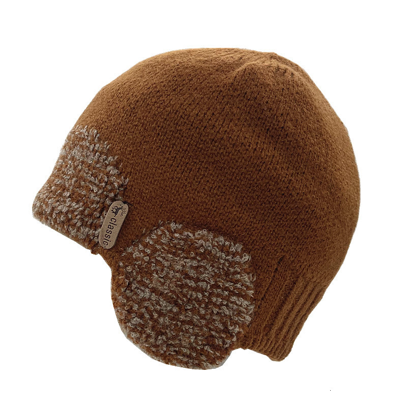 High quality design,Winter New Men's Women's Knitted with Ear Protection Cold Protection, Plush and Thick Warmth Cover Hat