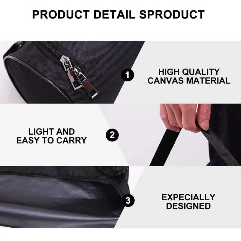 Exercise Yoga Mat Bag Full-Zip Canvas Waterproof Yoga Mat Carry Bag Storage Bag Yoga Mat Holder with Adjustab Shoulder StrapXJ241106