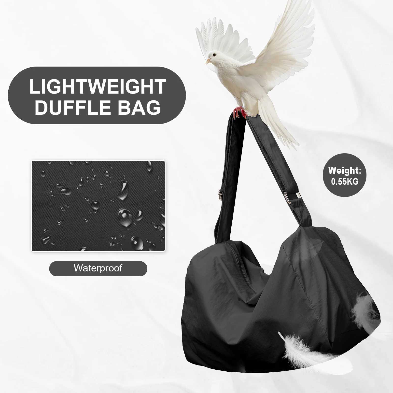 Waterproof swimming fitn bag Sports Yoga bag Womens dry and wet separation lightweight short trip bag washab fabricXJ241106