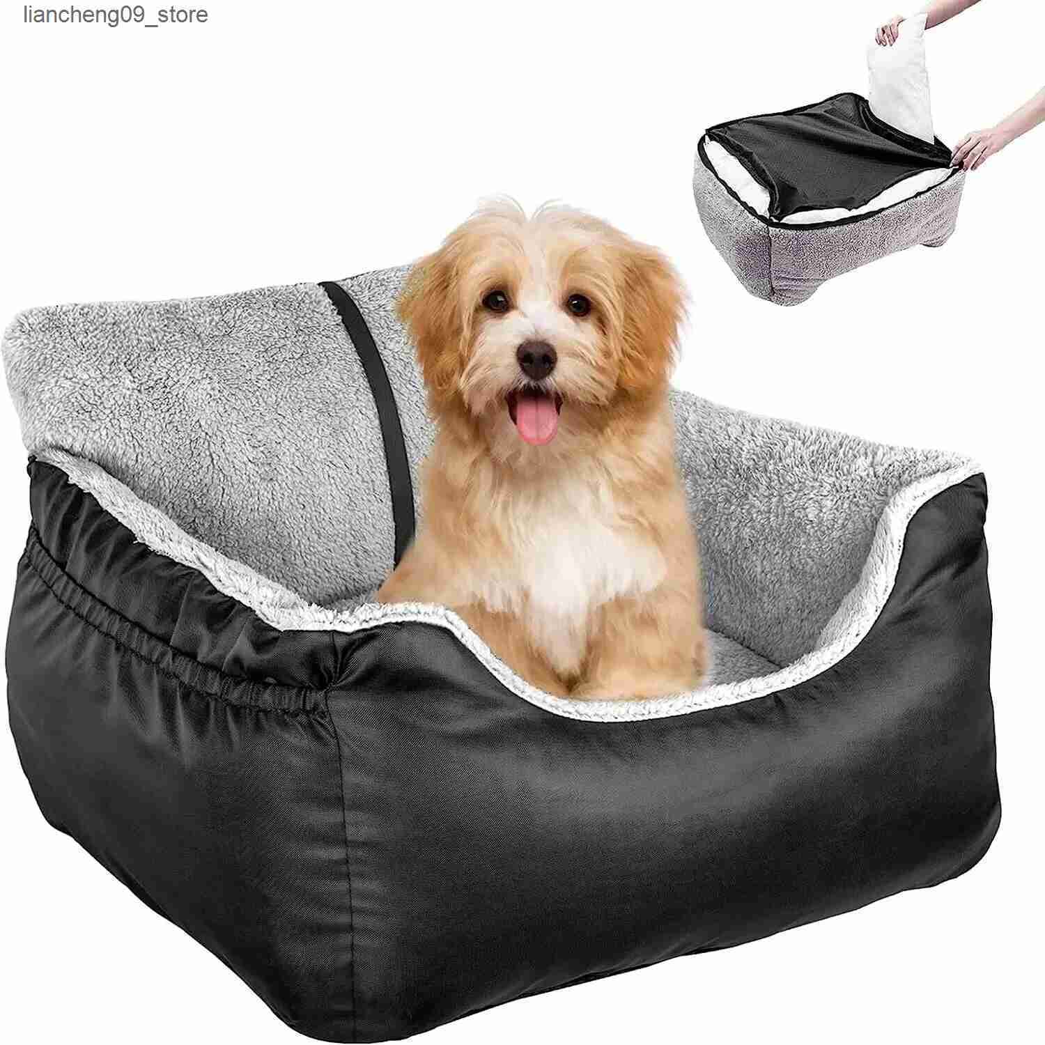 kennels pens Pet car seats are used for large and medium-sized dogs washable dogs pet boosters pet car seats and detachable dog beds L240910