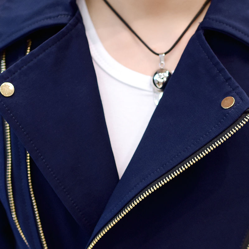 Spring And Autumn New Jacket Men's Sports Trend Youth Lapel Handsome Slim Trendy Outerwear