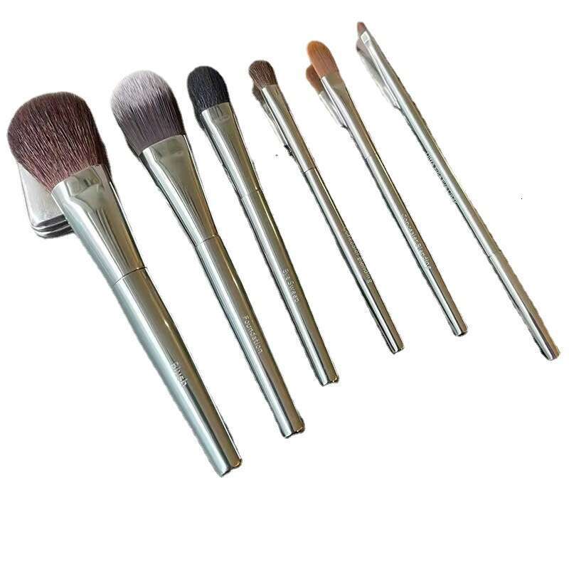 BB Series Sier 6Pcs Makeup Brushes Set Foundation Loose Powder Concealer Eyeshadow Brush Cosmaetic Tools For Beauty