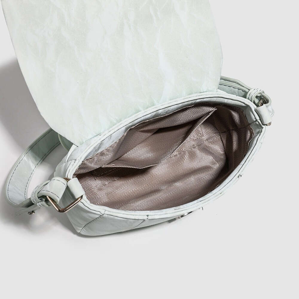 Designer Bag New Mint Mambo Green Muppet Square Bag High Value Shoulder Underarm Bag Commuter Crossbody Bag Bag Female