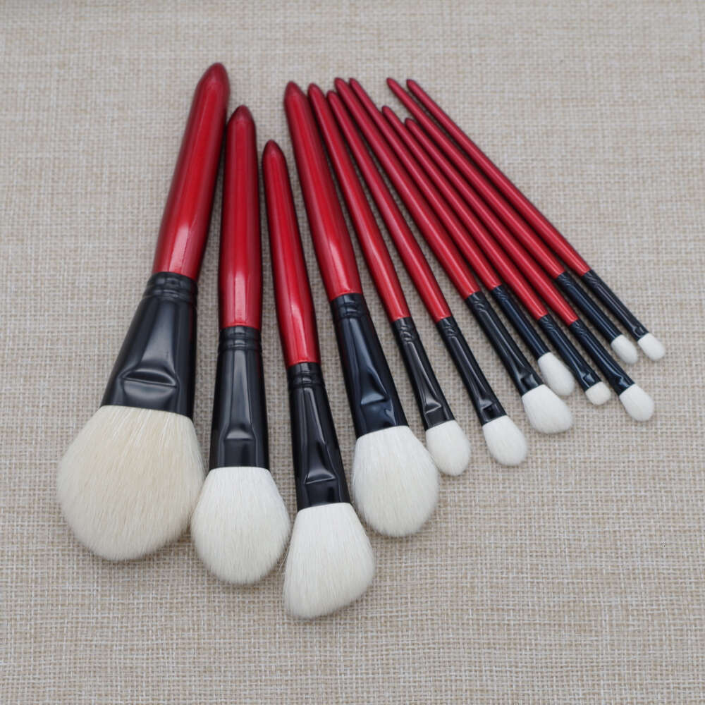 Professional Handmade Makeup Brushes Set Saikoho Goat Hair Face Powder Blush Eye Shadow Cosmetic Tools Make Up Brush Kit