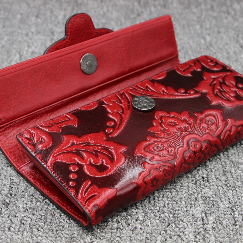 New Wallet Women's Leather Designer Handbag Vintage Wallet Genuine Leather Wallet