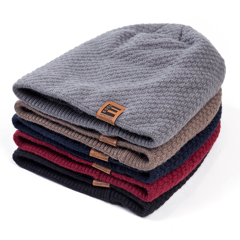 High quality design, men and women Autumn/Winter Knitted with Plush Ear Protection Woolen Thickened Pullover Hip Hop Hat