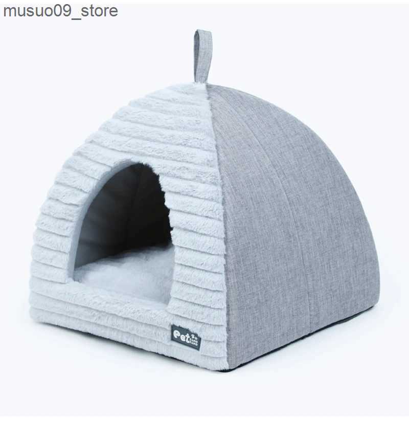 kennels pens Dog bed house bed autumn/winter warm cat pet kennel mat pet tent L240910