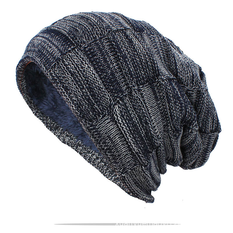 High quality design, Mixed color knitted for men women in autumn winter, plush and thick windproof hat, pullover hat