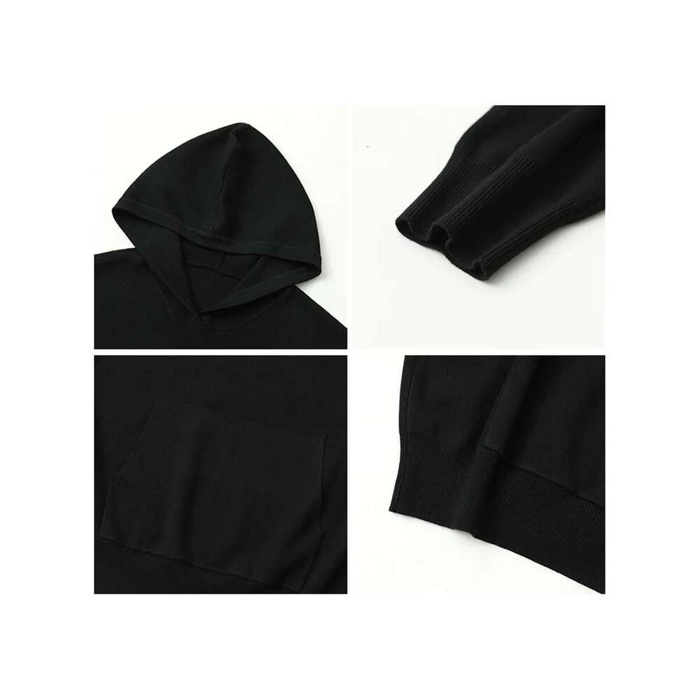 CHIC VEN Women's Sweaters Solid Casual Hooded Knitted Sweater Coat For Woman Long Sleeve Jumpers Female Tops Autumn Winter 2022