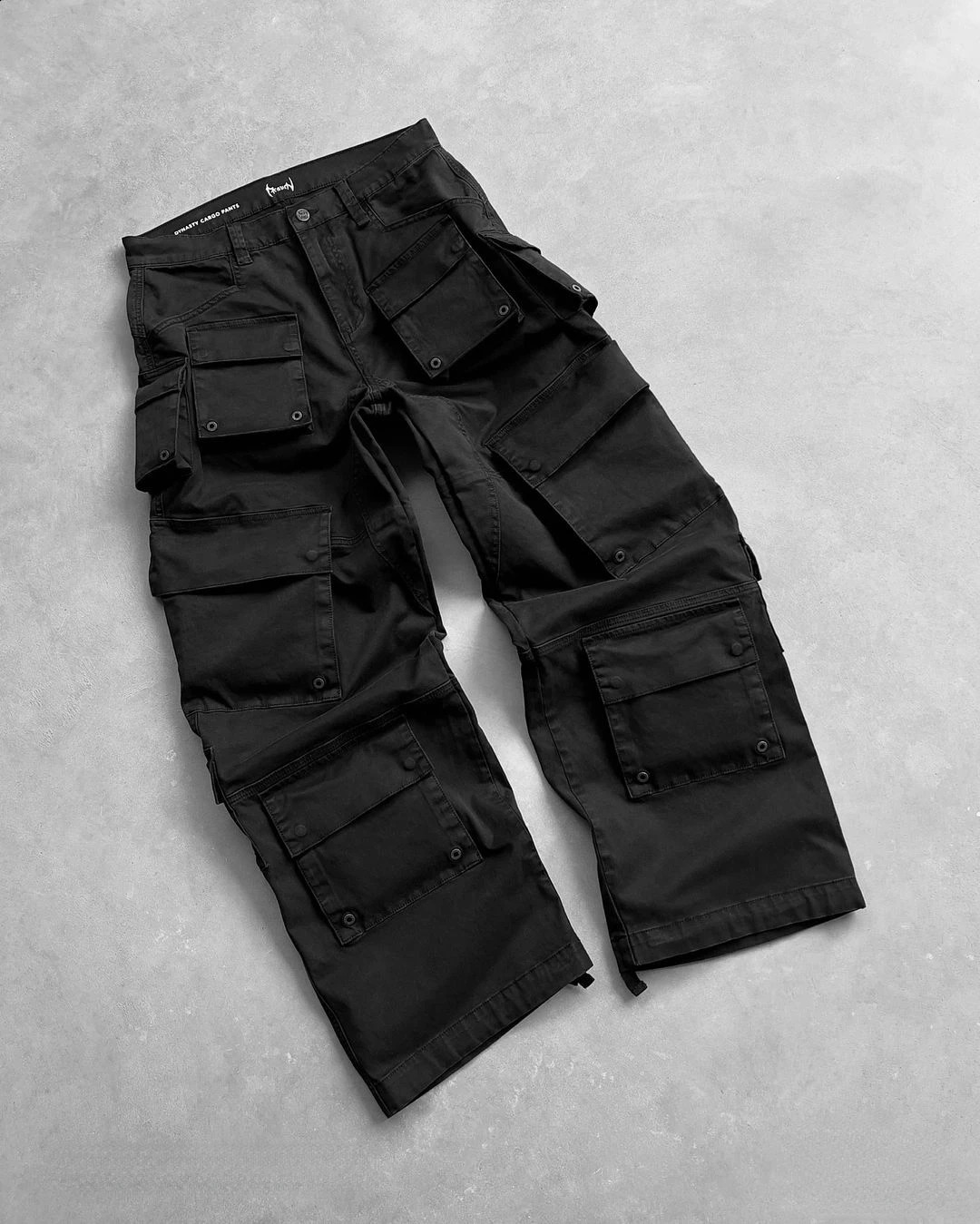 American Style Harajuku Retro Multipocket Overalls Mens Autumn Loose Straight Washed Cotton Trousers Y2K Hiphop 241104
