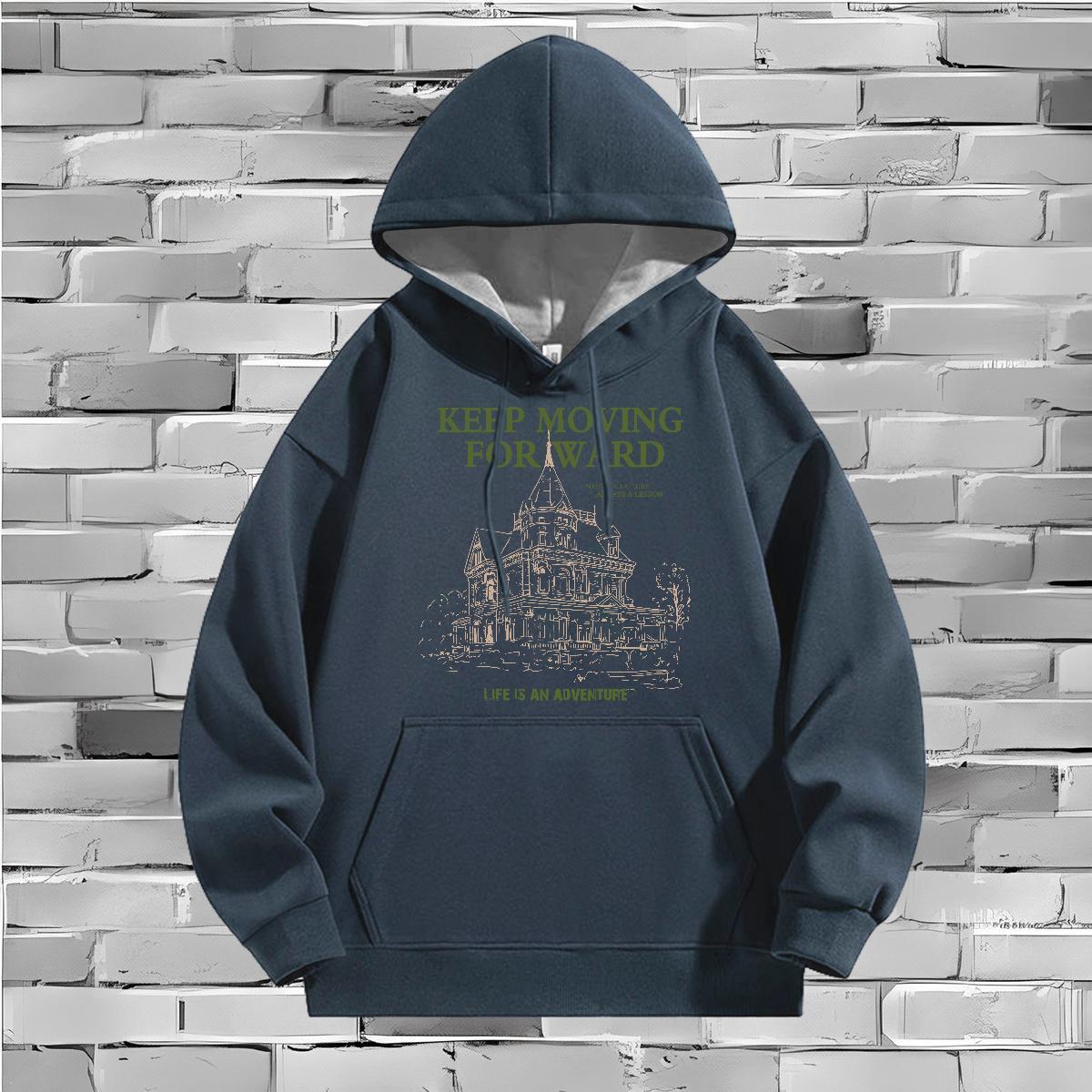 Brand Hoodie for Men Cool Design Men Hoodie DIY Pullover Hoodie Street Hooded Collar Long Sleeve 350g Cotton