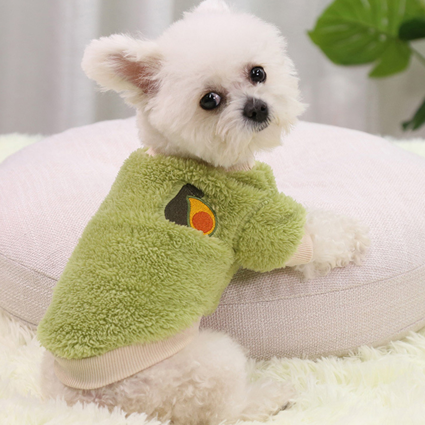 Fleece Warm Winter Clothes for Small Dogs Dog Sweater Puppy Jacket Coat Teacup Puppy Chihuahua Sweatshirt Christmas Clothes XS