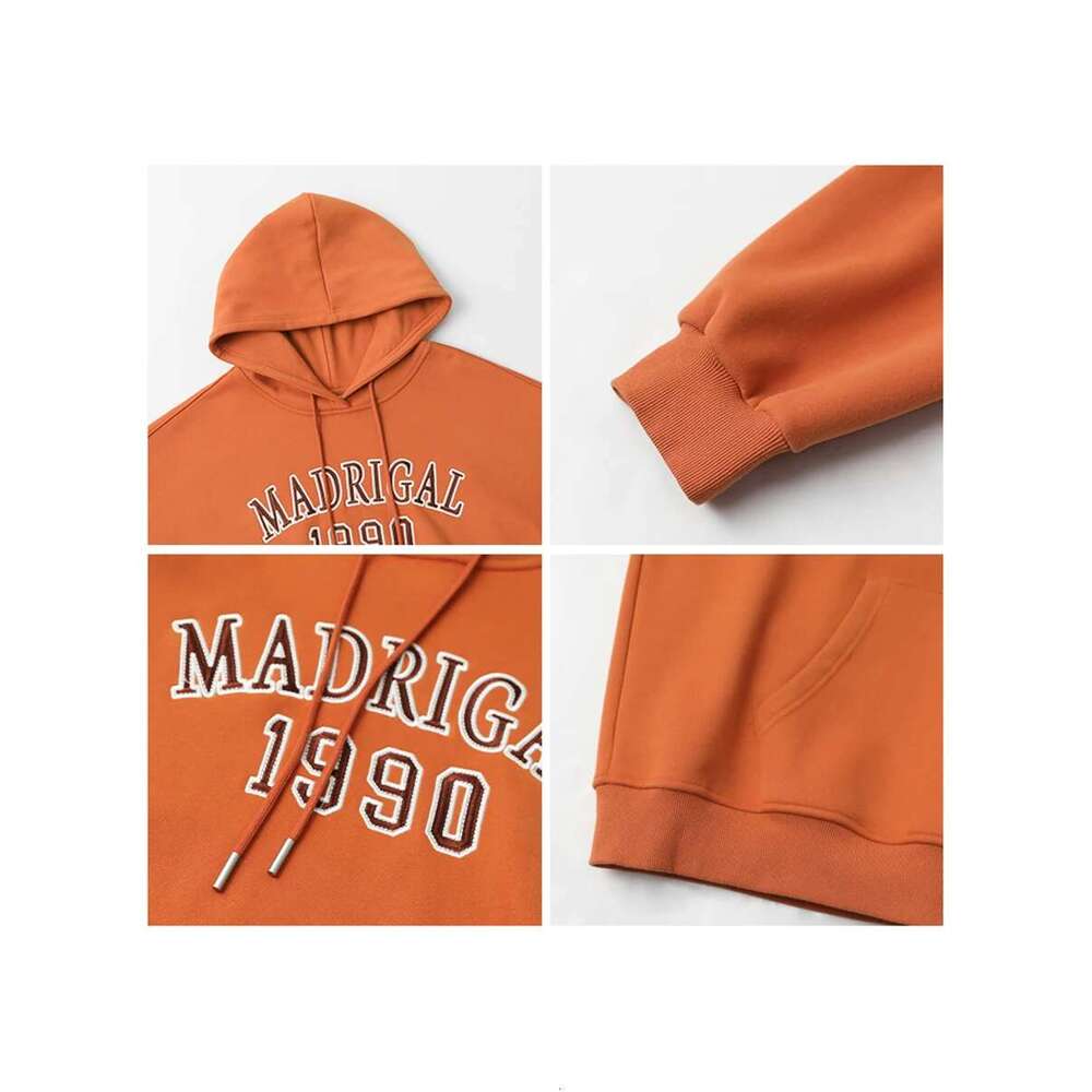 CHIC VEN Women Sweatshirts Casual Loose New Streetwear Letter Embroidered Hoodies Coat Plush Sport Female Top Spring Autumn 2024