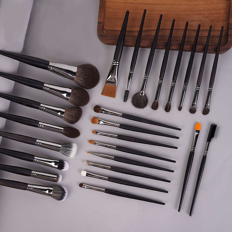 42Pcs Animal Hair Makeup Brushes Set Foundation Blush Eyeshadow Powder Cosmetic Brush Soft Fiber Make Up Beauty Tools