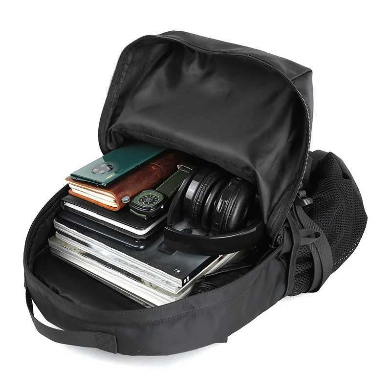 Travel Backpack Fashion Light Weight Large Space 15 6 Inch Laptop Bag Outdoor Waterproof School for Men 241106