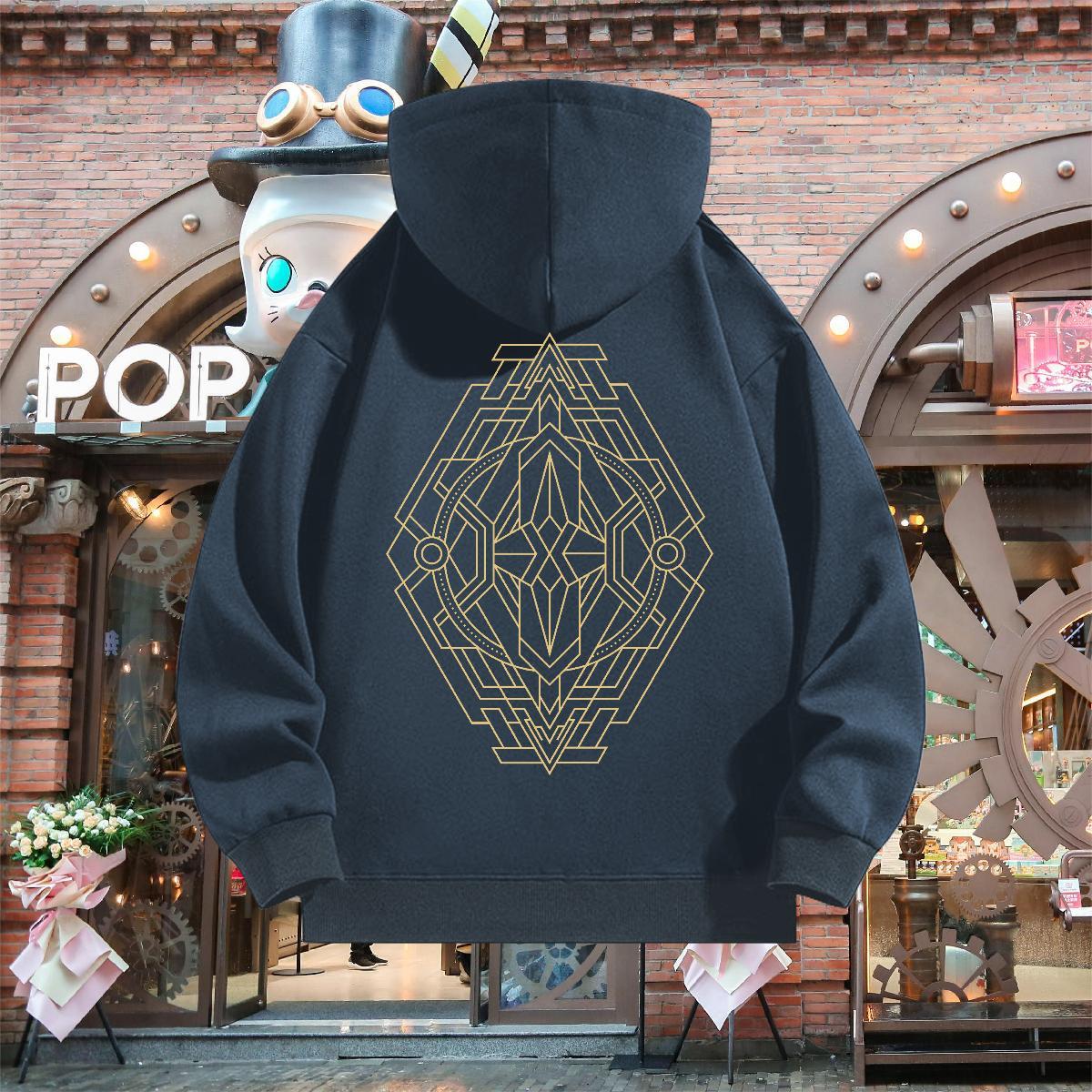 2024 Designer Hooded Sweatshirt Drawstring Long Sleeve Unisex Mens Hoodie Cartoon Print Tops Pullover Hoodie Anime Printing Street Warm Fleece