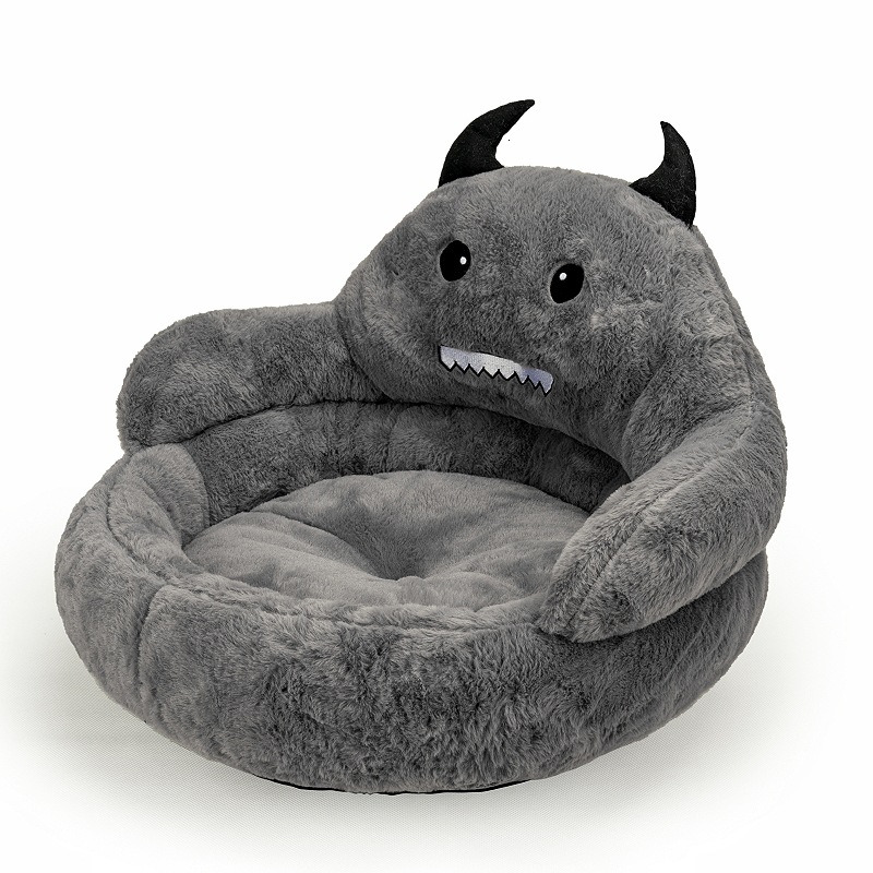 Cross Border Pet Supplies Imitation Rabbit Fur Small Monster Pet Bed Mattress Creative Dog Bed Autumn And Winter Warm Cat Bed 458