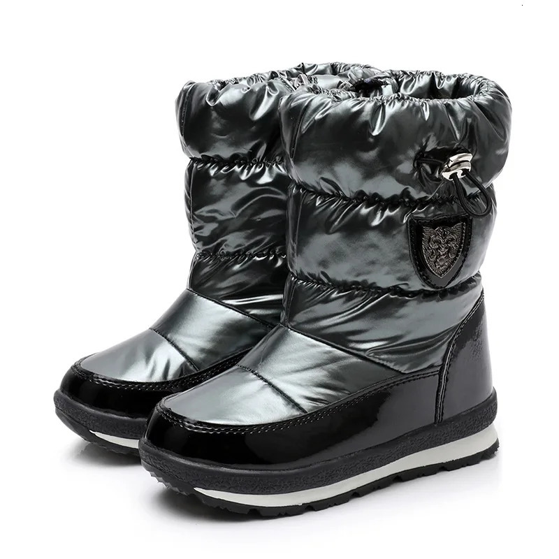 30% Real Wool Winter Warm Baby Shoes Waterproof Childrens Snow Boots -30 Degree Keep Warm Girls Boys Snow Boots Kids Shoes 241106