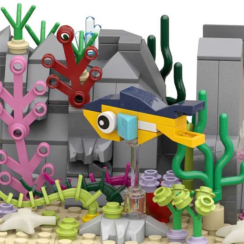 Blocks Moc Under The Sea Nautilused Submarine Ship Building Blocks Set Captain Nemo Travel Boat Model Assemble Bricks Toy Gifts XmasY241106JC8S