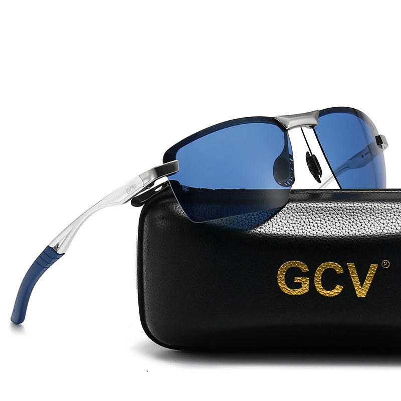GCV Ultralight Frame Polarized Sunglasses Glasses Mens Fashion Sports Style Driving Fishing Mens Outdoor Travel UV Goggles 241106