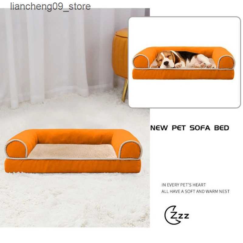 kennels pens Cat and Dog Bed Sofa Warm Cat Nest Pet Bed for Small and Medium sized Dogs Comfortable Plush Non slip Puppy Pet Supplies Sofa Bed L240910