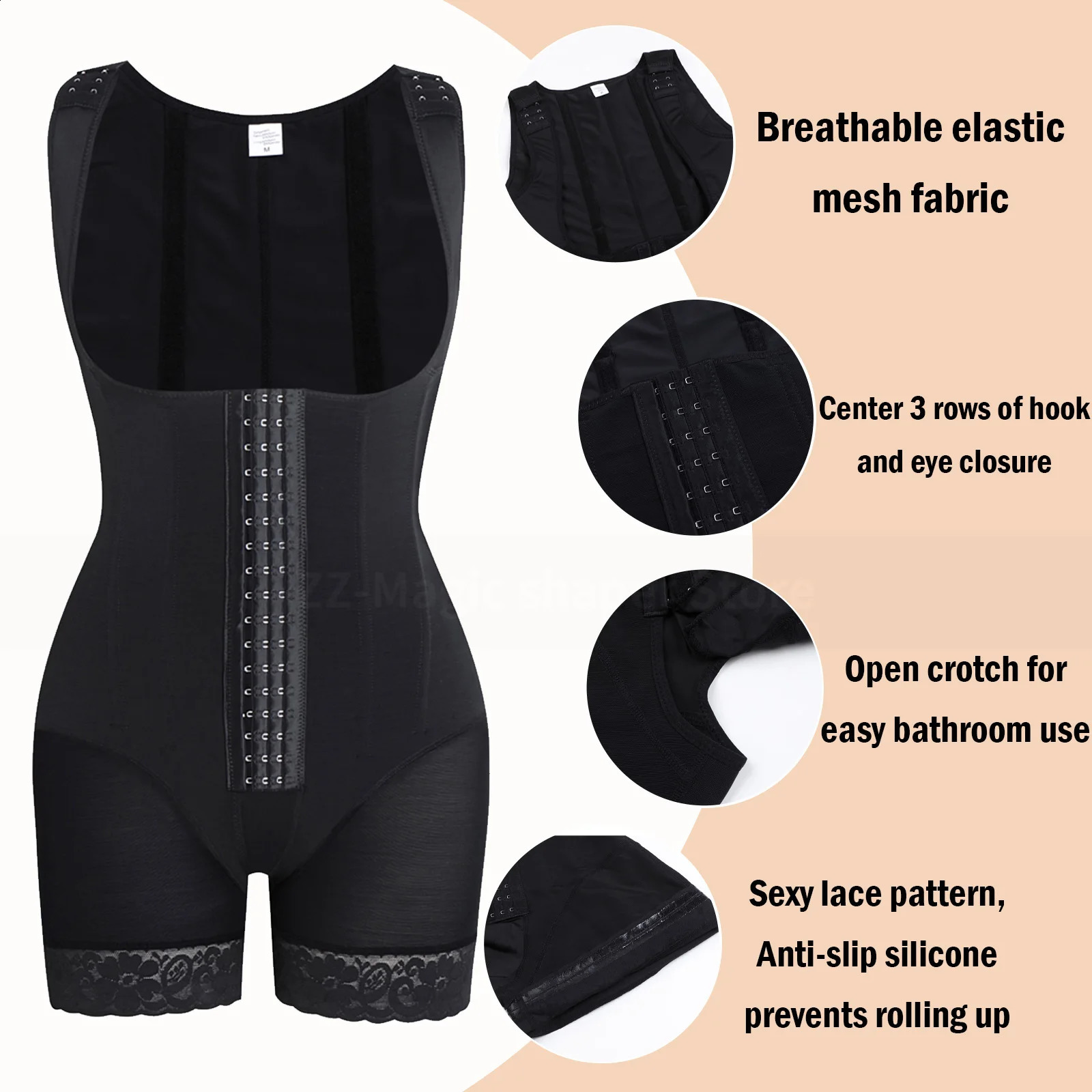 Fajas Colombiana Girdles Body Shaping Compression Waist Trainer BBL Post Op Shapewear Weight Loss Sheath Flat Abdominal Womens Tight corset 241105