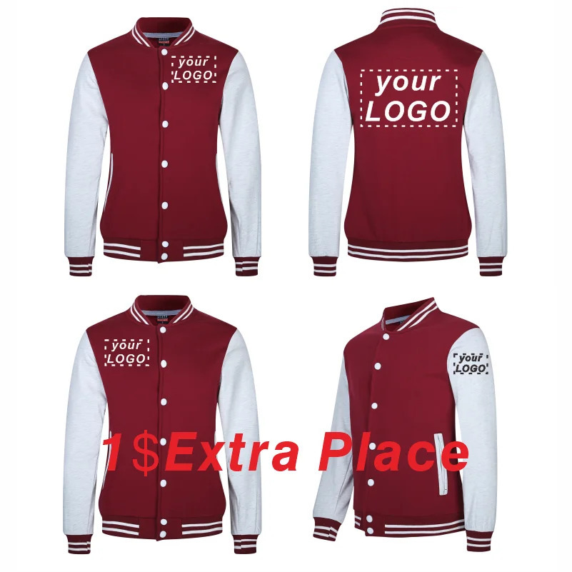 Winter mens and womens baseball uniforms custom printed embroidered warm jacket full set of game and velvet jacket 3xl 241106