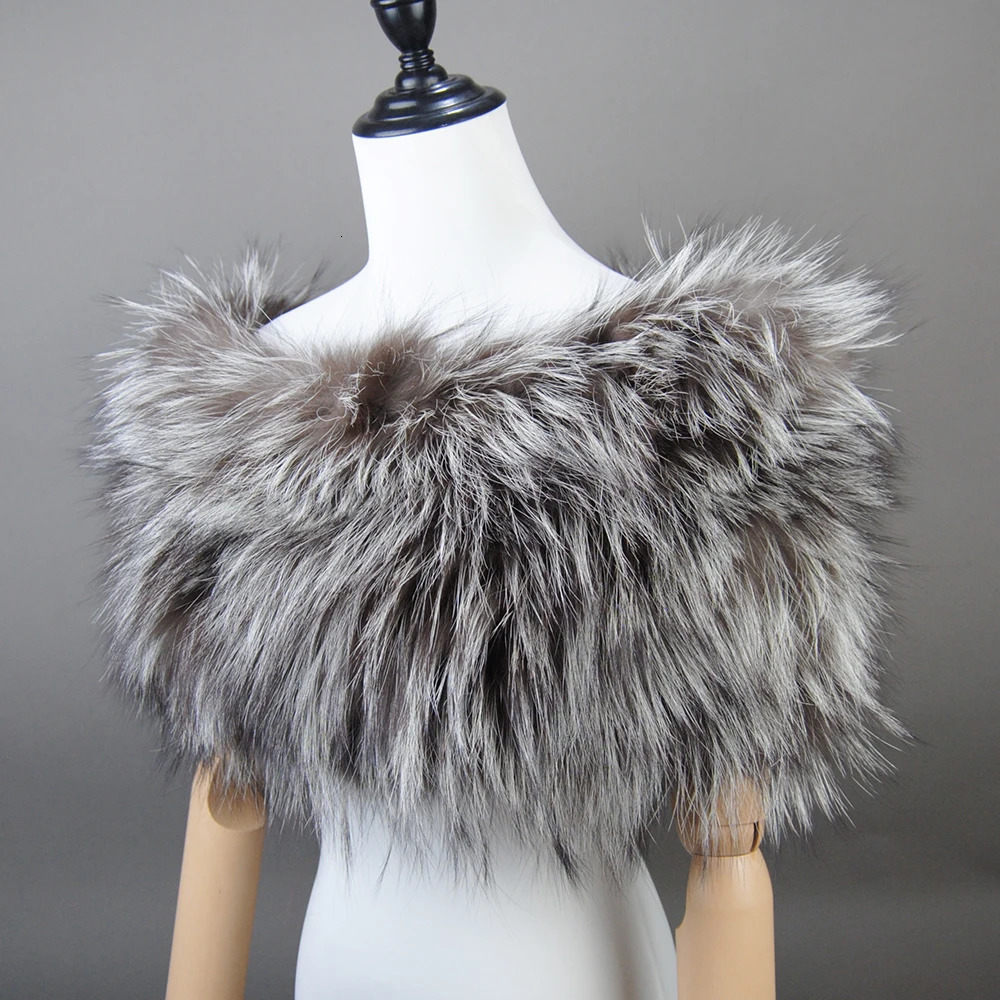 Fashionable womens 100% natural fox fur scarf shawl bra underwear womens fur coat real fox fur coat natural fox fur mini skirt 241106