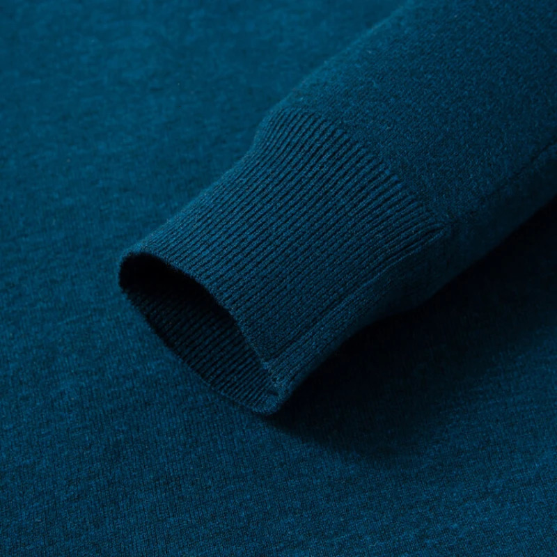 Solid Color Mens Wool Long-sleeve Shirt Daily Autumn and Winter Warm Sweater Business Casual Polo ShirtStretchable M-4XL 241106