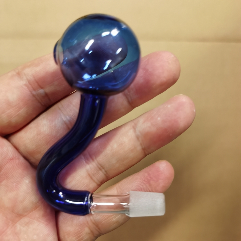 5Pcs 30mm XXL Big Bowl Oil Burner Glass Pipe with Hookah 10mm Male Thin Water Smoking Pipes Pyrex Burners for Bongs