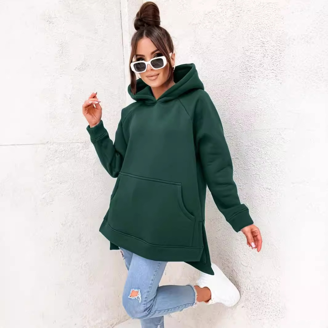New Designer Autumn Collection Solid Color Hoodie Casual Loose Hoodie Fashion Hoodie Trendy Long Sleeve