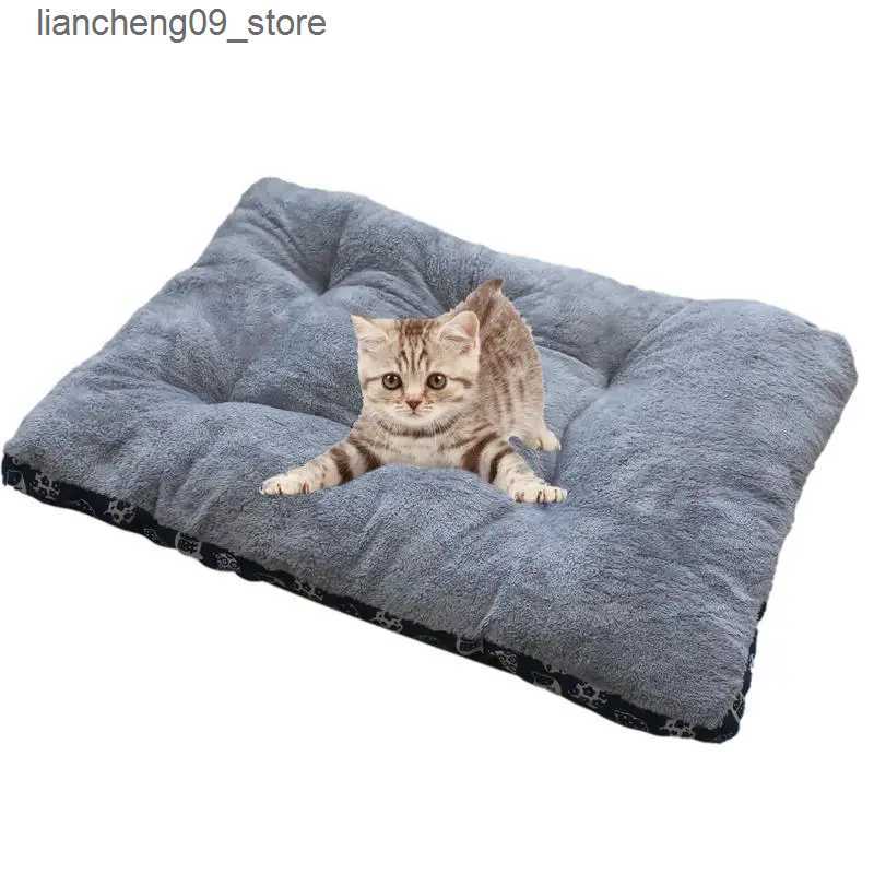 kennels pens Warm dog bed crate mat with anti slip bottom Flat noodles suitable for small and medium-sized dogs cats and rabbits L240910