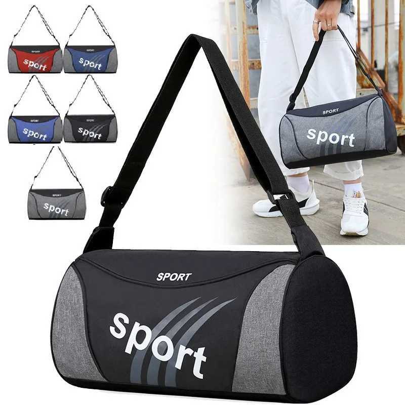 Large acity Gym Bag Men Women Outdoor Travel Shoulder Duff Bag Portab Fitn Training Yoga Swimming Sports BagsXJ241106