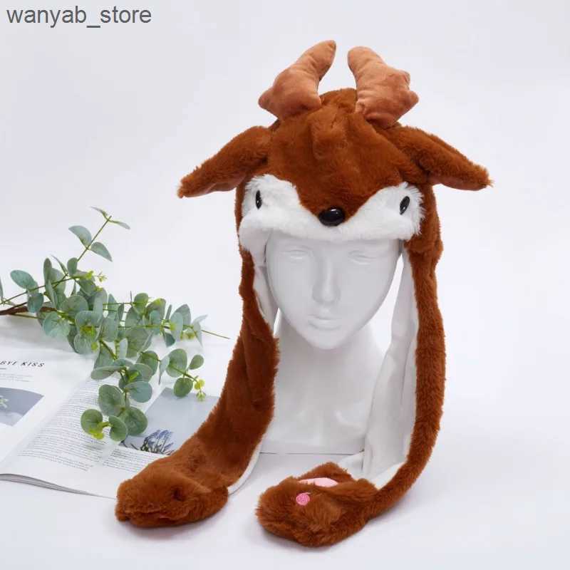 Wide Brim Hats Bucket Hats 2024 New Christmas Hats Cold And Windproof Daily With Santa Reindeer Cute Cartoon Dress Up Party Headdress Festive Supplies