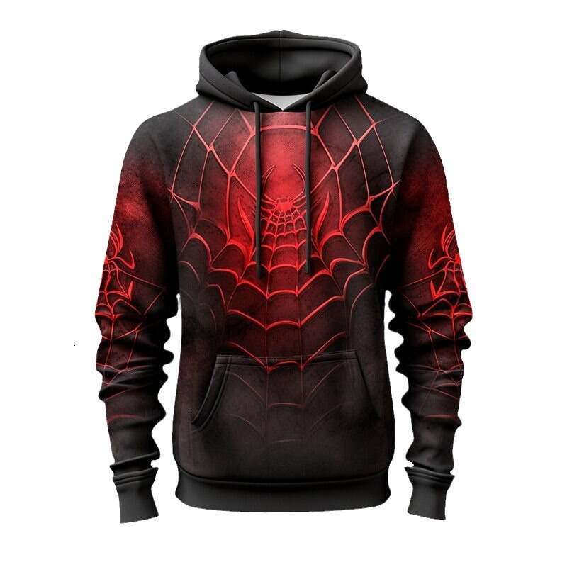 shanshi spider hoodie Men's fashion sportswear spider autumn casual pattern hoodie trend Harajuku Street hoodie