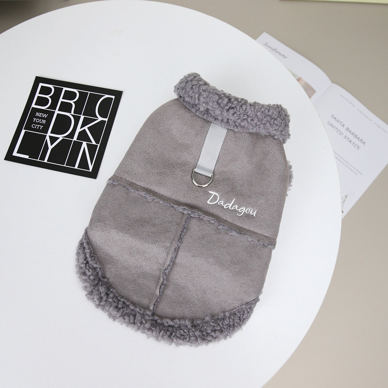 Small Dog Winter Coat Shearling Fleece Dog Warm Coat for Small to Medium Breeds Turtleneck Dog Clothes for Cold Weather Dog Snowsuit Vest Pet Apparel 