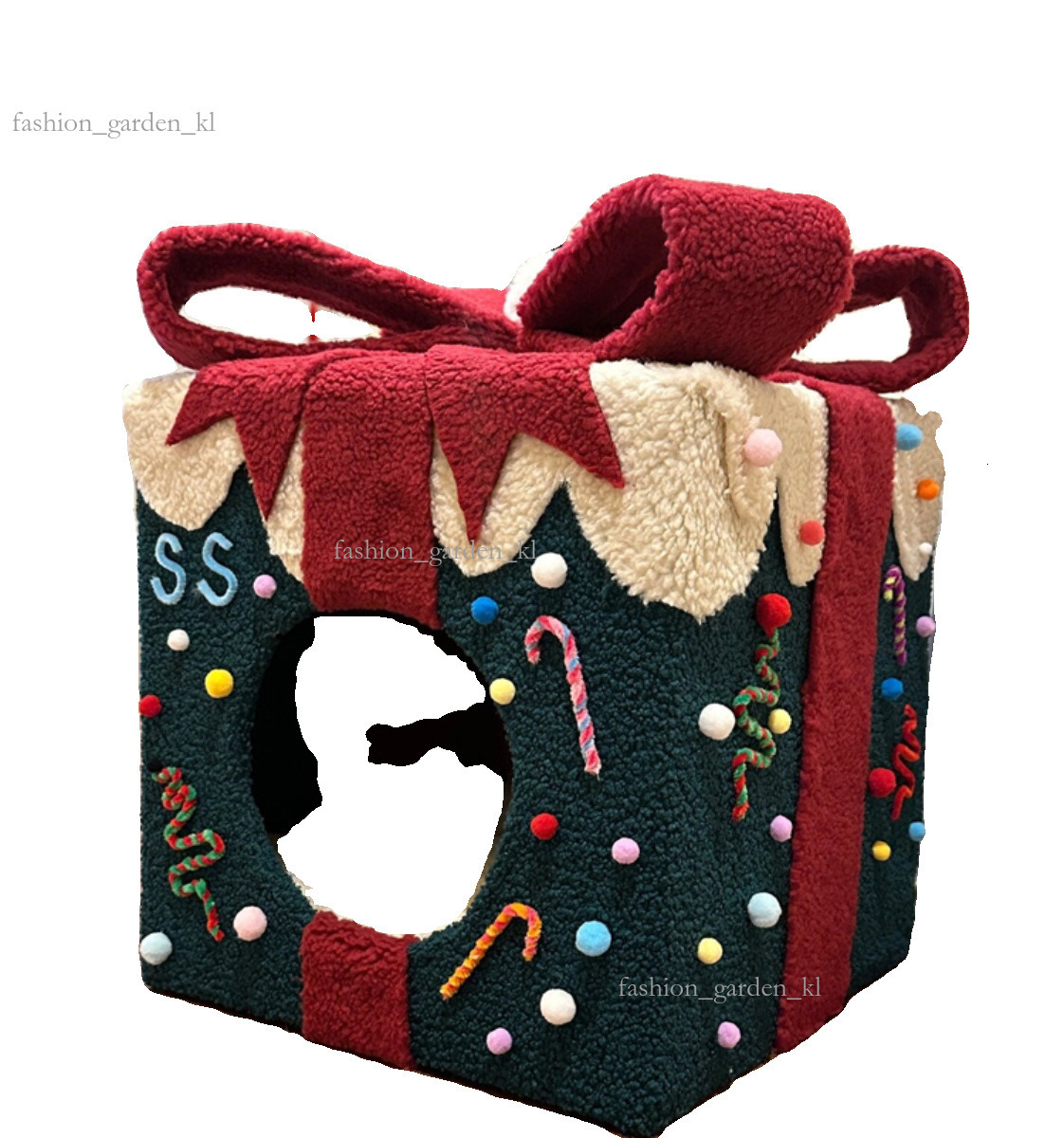 New Year's Cat Nest, Christmas Winter Warmth, Large Space, Closed All Around Dog Nest, Autumn/Winter, Dog Nest, Dog Bed Autumn/Winter, Four Seaso