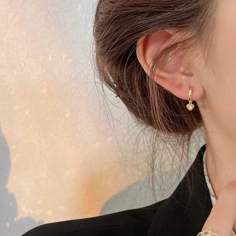 6 pieces/set of new gold Geely pendant earrings designed for crystal star bow drop earrings boxed with perforated jewelry X241106