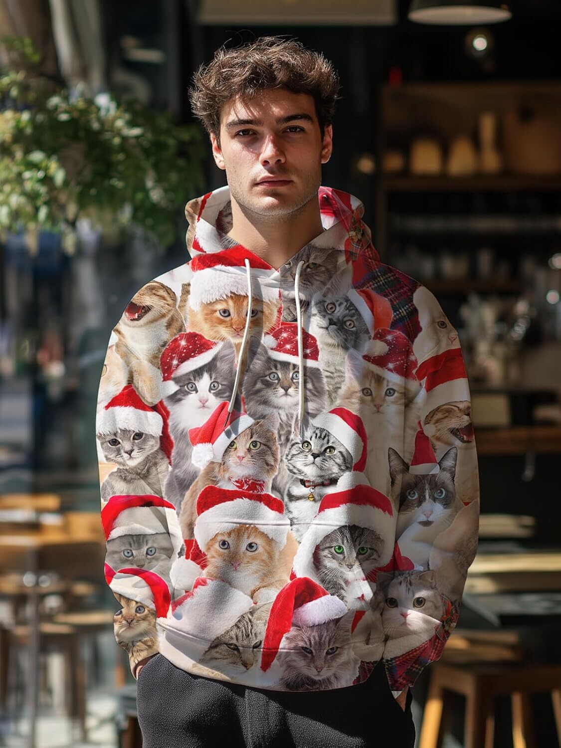 Hoodie for Mens Womens Funny Cool 3D Novelty Pullover Sweatshirt Teen Boy Girls Hoodie With Pocket Graphic Hoodies sweatshirt Pullover Long Sleeve