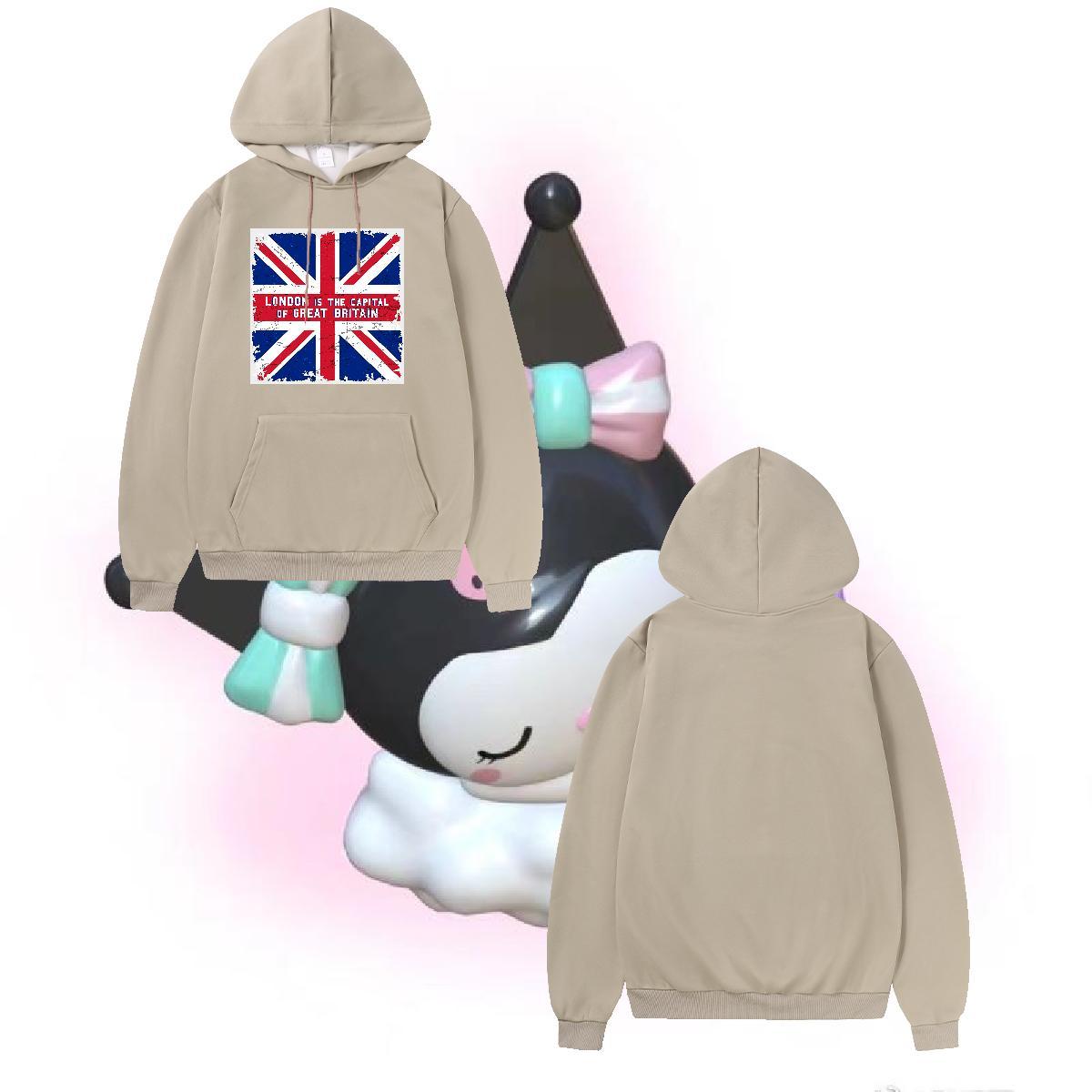 Factory Direct Women's Hoodie Hooded Collar Long Sleeves Brand Women Tops Hoodie DIY Anime Top Pullover Hoodie Cotton 350g Beach