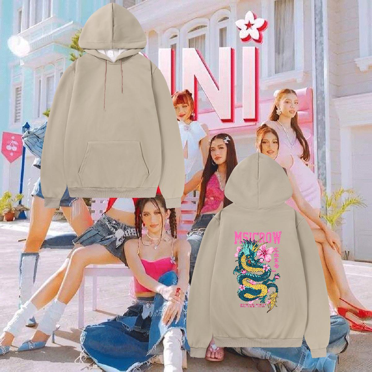 Fashion Casual Unisex Sweatshirts DIY Anime Loose Fit Hoodie Pullover Clothes Anime Printing Street 350g Cotton Breathable Long Sleeve