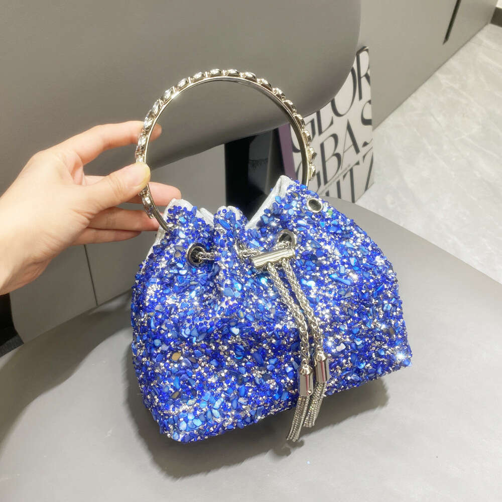 New Women's Brand Wallet and Handbag Designer Handbag, Banquet Bag, Crystal Rhie Shoulder Bag, Party Bag
