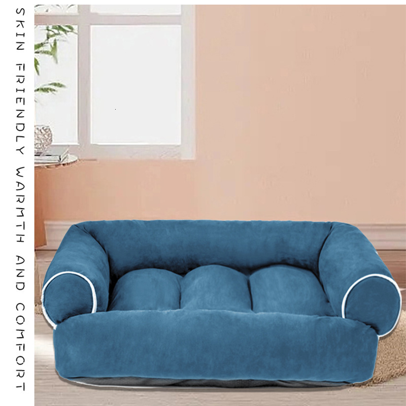 Cross Border New Deer Skin Velvet Pet Dog Sofa Autumn And Winter Deep Sleep Dog Nest Pet Nest Source Factory Wholesale 780