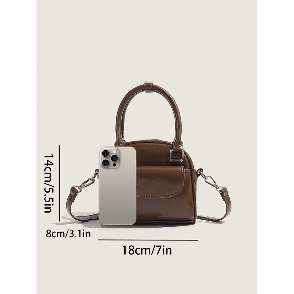Designer Bag Korean Niche Design Handbag 2024 New Western-Style Commuting Handbag Retro Fashion Crossbody Shell Bag For Women