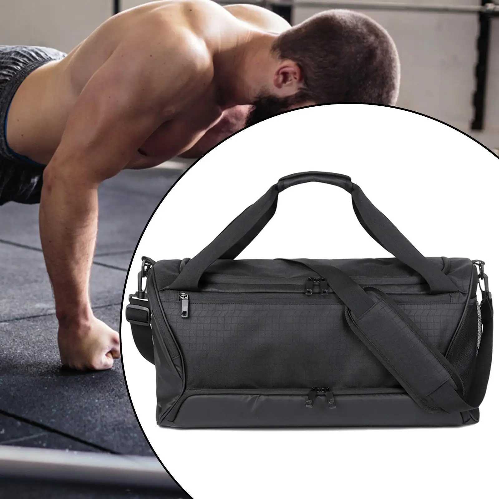 Sports Gym Bag Adults Large Multipurpose Travel Duff Bag Overnight Bag Crossbody Bag for Weekend Sports Fitn Outddor TravelXJ241106