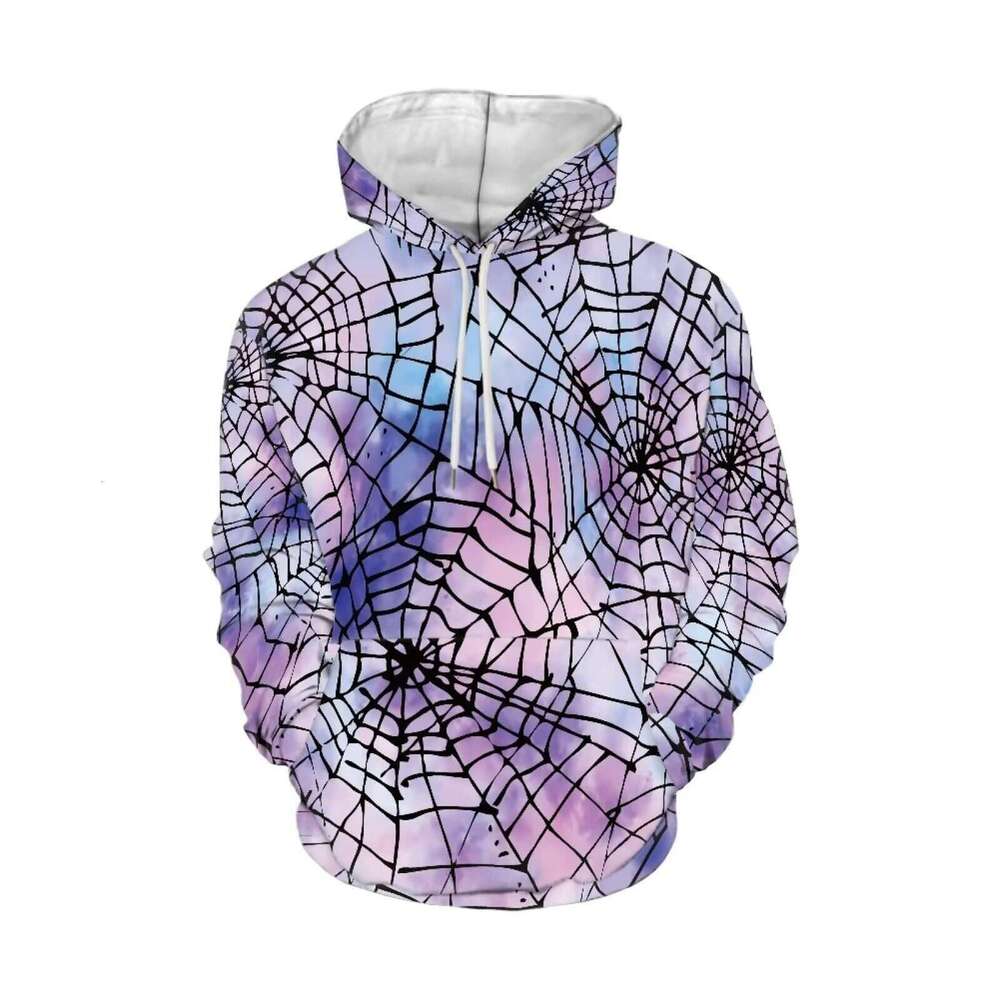 shanshi spider hoodie New autumn and winter Halloween spider hooded men American sweatshirt women long sleeved pullover for couples