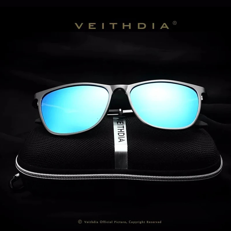 VEITHDIA Retro Aluminum Magnesium Mens Sunglasses Polarized Lens Retro Glasses Accessories Mens Sunglasses V6623 241106