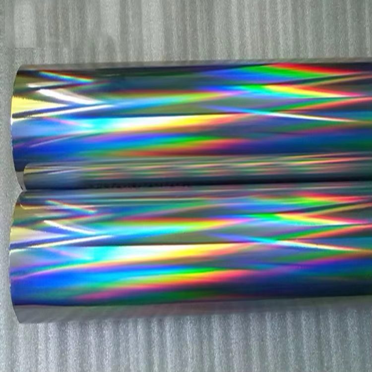 Hot Sell Seamless Pillar of Light PET & BOPP Holographic Lamination Film For Make Paper Board