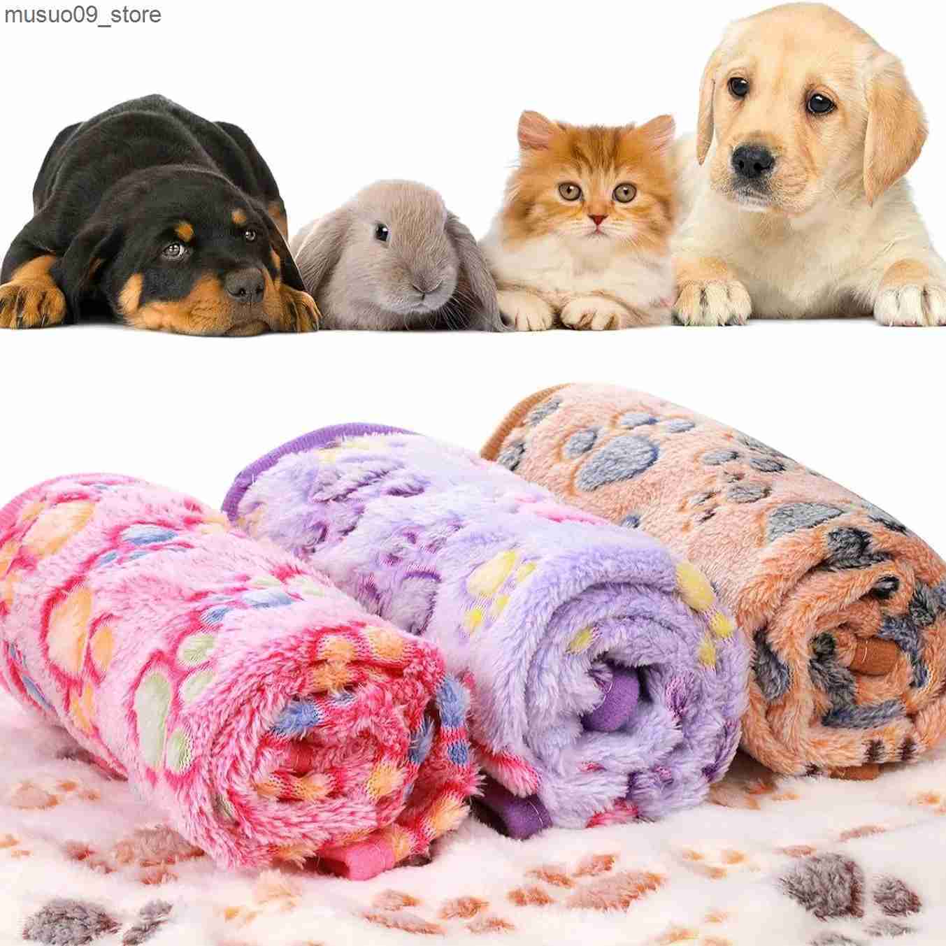 kennels pens 3 Cute and Warm Pet Mattress Cover Towel Handmade Cat and Dog Wool Soft Blanket Suitable for Small Medium Large Dogs and Small Dog Pet Su