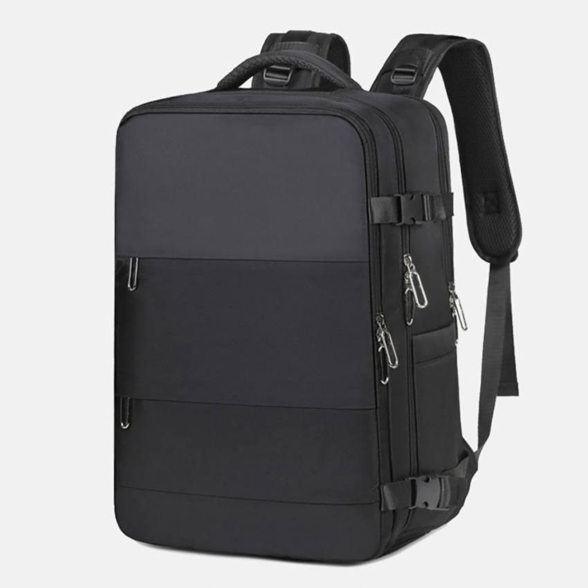 ZY 888666Large Capacity Backpack Men Travel Outdoor Laptop BagOxford Solid High School Bags Teen College Boys Collage Student Backpack